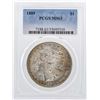 Image 1 : 1889 $1 Morgan Silver Dollar Coin PCGS MS63