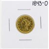 Image 1 : 1843-O $2 1/2 Liberty Head Quarter Eagle Gold Coin