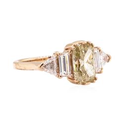 14KT Rose Gold 2.64 ctw Diamond Ring