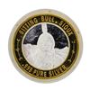 Image 2 : .999 Silver Sitting Bull Sioux $10 Casino Limited Native American Series Gaming