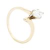 Image 3 : 14KT Yellow Gold 0.50 ctw Diamond Solitaire Ring