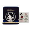 Image 2 : 1987 Rarities Mint Walt Disney Mickey's Magic 5 oz .999 Silver Coin w/Box & COA