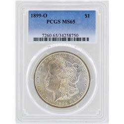 1899-O $1 Morgan Silver Dollar Coin PCGS MS65