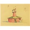 Image 1 : "Crazy Clock Tower" Hand-Colored Concept Brownline.