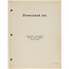 Image 1 : Disneyland, Inc. Financial Statement from 1954.