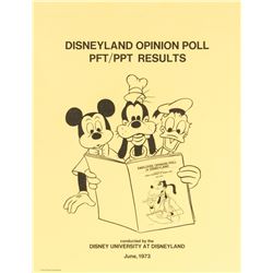 Disneyland Opinion Poll Results.