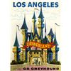 Image 1 : "Go Greyhound" Disneyland Travel Poster.