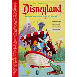 Disneyland Punch-Out Book & Sticker Book.