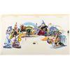 Image 1 : Original Painting of Disneyland Attractions.