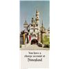 Image 1 : Bank of America Disneyland Charge Account Brochure.