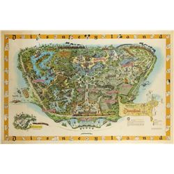 Never-Folded 1958-C Disneyland Map.