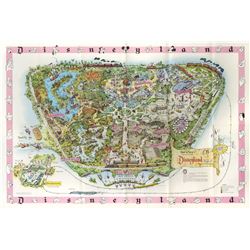 1961 Disneyland Map.
