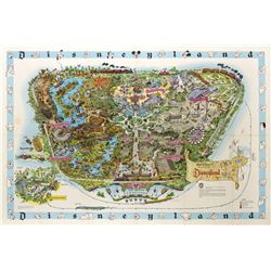 1962 Disneyland Map.