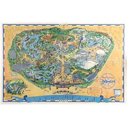 1968 Disneyland Map.