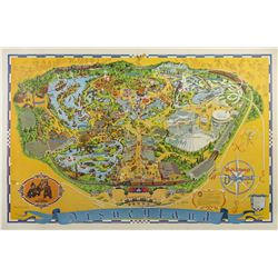 1972 Disneyland Map.