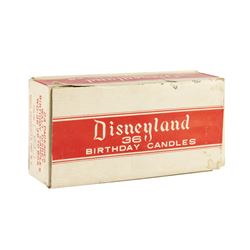 Boxed Set of Disneyland Birthday Candles.