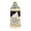 Image 1 : "Sleeping Beauty Castle" German Stein with Lid.