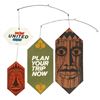 Image 1 : United Air Lines "Enchanted Tiki Room" Mobile Display.