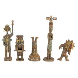 Enchanted Tiki Garden Gods - Set 1.