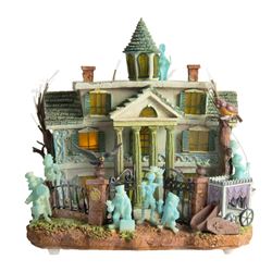 "Haunted Mansion" Fiber Optic Model.