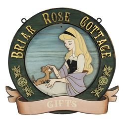"Briar Rose Cottage" Entrance Sign.