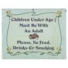 Image 1 : "Alice in Wonderland" Attraction Guidelines Sign.