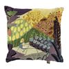 Image 1 : Mary Blair "Alice in Wonderland" Concept Art Pillow.