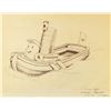 Image 1 : "Little Toot" Canal Boat Concept Brownline.