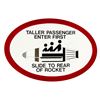 Image 1 : "Rocket Jets" Passenger Sign.
