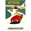 Image 1 : Original "Autopia" Attraction Poster.