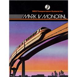 WED Mark IV Monorail Booklet.