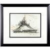 Image 1 : John Hench Signed "Space Mountain" Concept Lithograph.