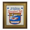 Image 1 : "Motor Boat Cruise" Silkscreened Lamppost Shield.