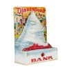 Image 2 : Tomorrowland 1959 Tin-Litho Coin Bank.