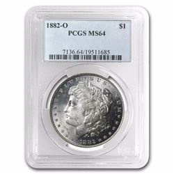 1882-O Morgan Dollar MS-64 PCGS