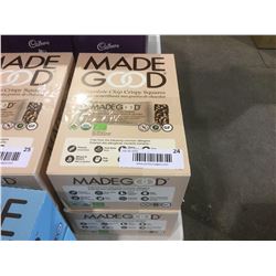 Lot of 2 Case Made Good OrganicChocolate Chip CrispySquares