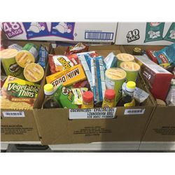 Box of Assorted Groceries