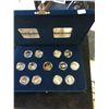 Image 2 : 1992 CANADA COMMEMORATIVE 25 CENTS SET! STERLING SILVER!