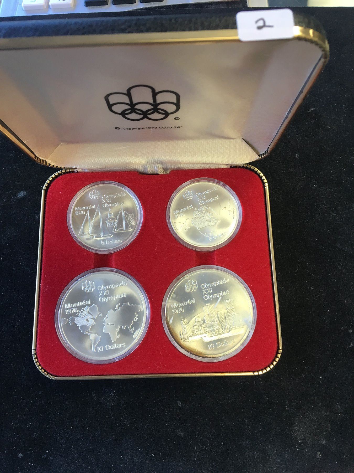 1976 MONTREAL OLYMPIC CUSTOM COIN SET! SERIES #1..4.2oz SILVER