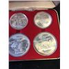 Image 2 : 1976 MONTREAL OLYMPIC CUSTOM COIN SET! SERIES #1..4.2oz SILVER