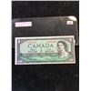 Image 1 : 1954 BANK OF CANADA $1 NOTE..F/N PREFIX