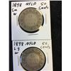 1898 NEWFOUNDLAND 50 CENTS LOT! SMALL & LRGE W VARIETIES