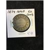 Image 1 : 1874 NEWFOUNDLAND 50 CENTS!