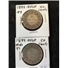 Image 1 : 1899 NEWFOUNDLAND 50 CENTS ..NARROW AND WIDE 9,s