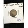 Image 1 : 1882H CANADA 10 CENTS!