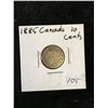 Image 1 : 1885 (KEY DATE) CANADA 10 CENTS!