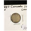Image 1 : 1880H CANADA 10 CENTS!