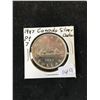 Image 1 : 1947(KEY DATE) CANADA SILVER DOLLAR! POINTED 7!