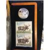 Image 2 : 2004 CANADA $5 COIN AND STAMP SET! THE MAJESTIC MOOSE!