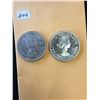 Image 2 : 1957 CANADA SILVER DOLLAR VARIETY LOT! FULL AND ONE WATER LINES!